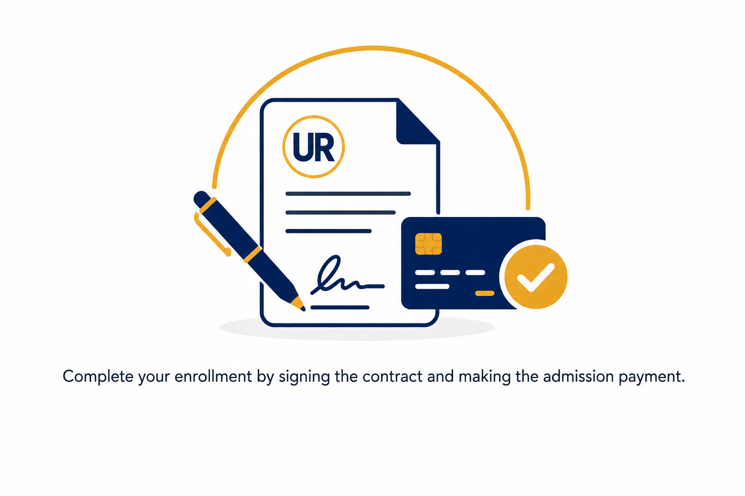 SIGN YOUR UR CONTRACT AND PAY ADMISSION FEES
